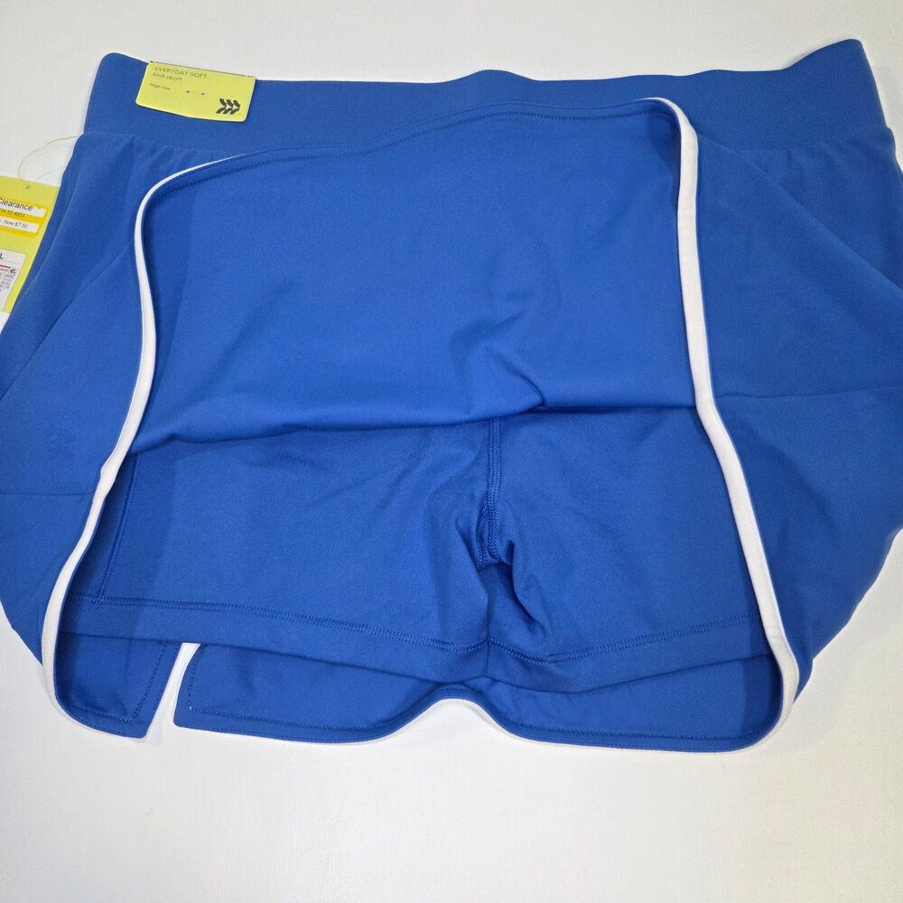 All in Motion Womens Everyday Soft Knit Skort XL Blue NEW - Picture 2 of 5
